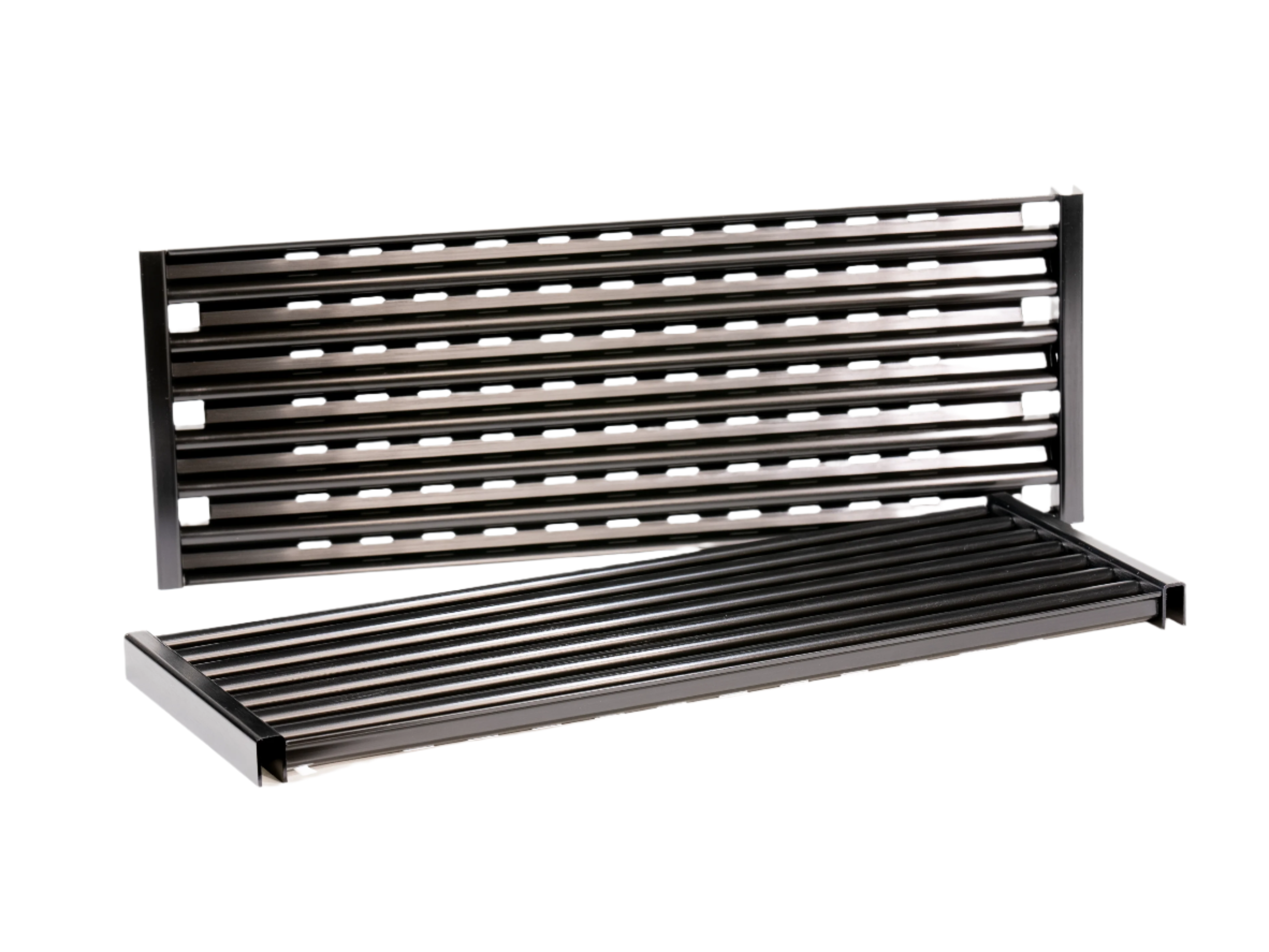Black Anodized Aluminum Grill Grates (set of 4)
